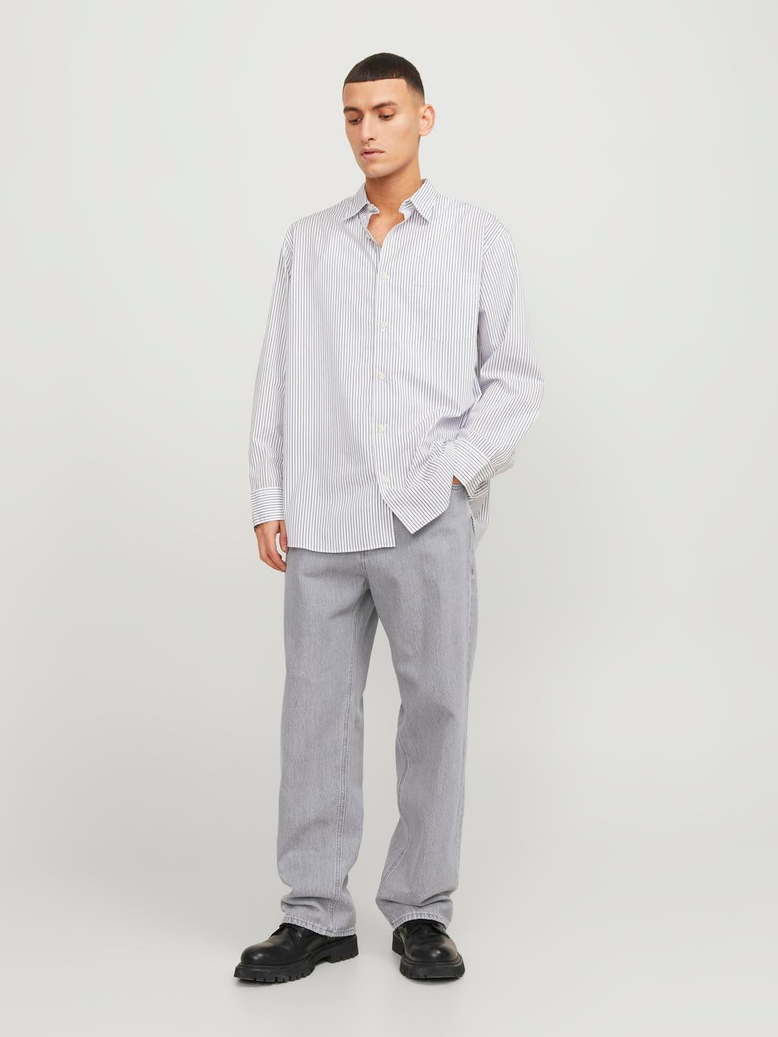 JJIALEX Jeans - Grey Denim