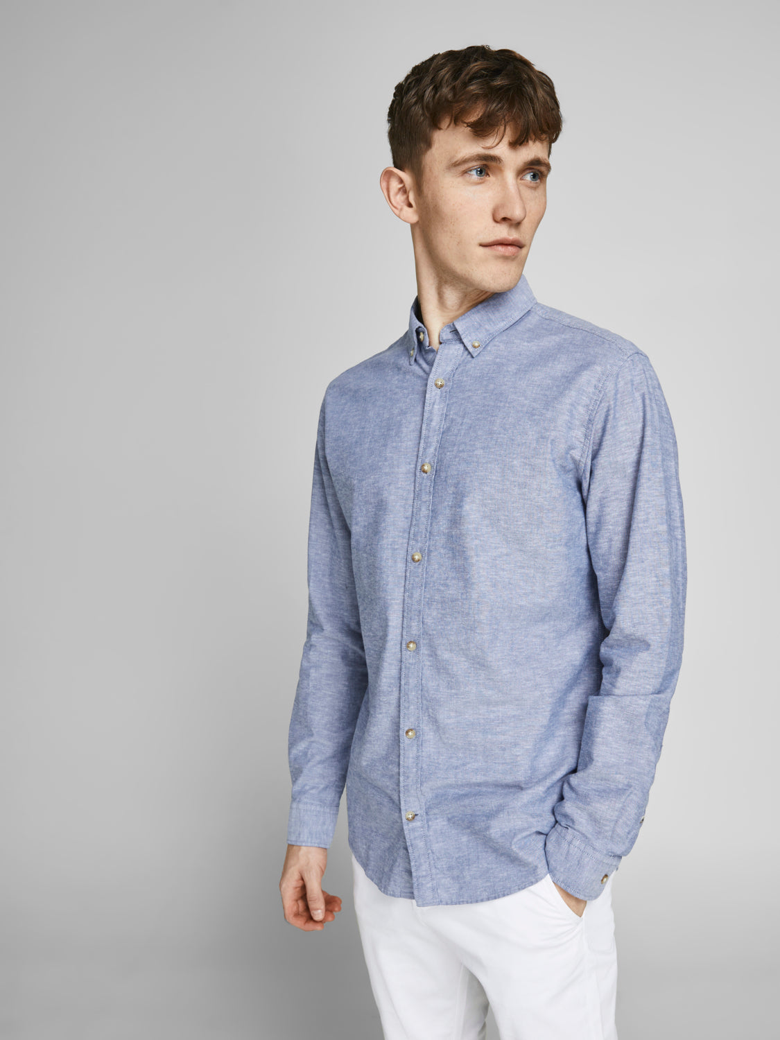 JJESUMMER Shirts - Faded Denim