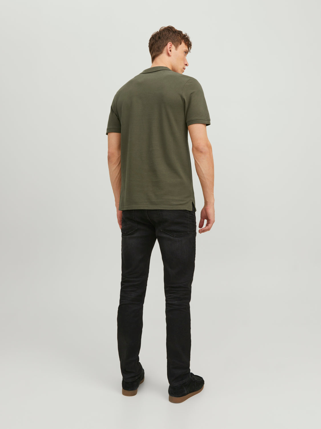 JJEBASIC Polo Shirt - Olive Night