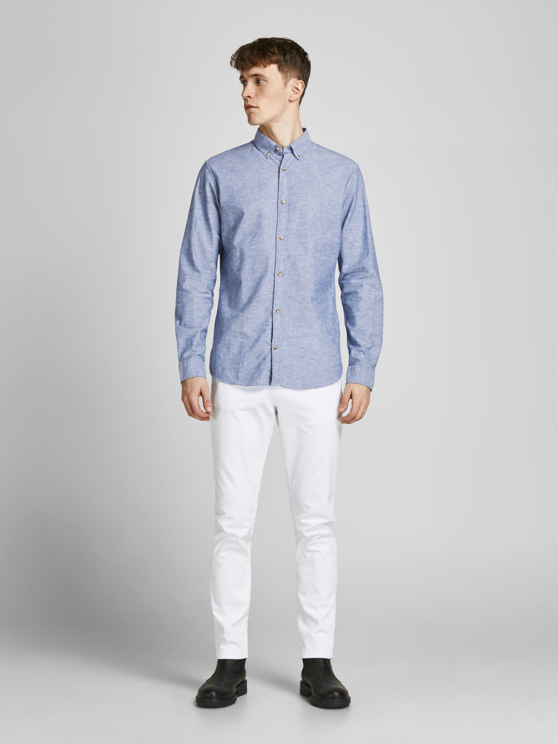 JJESUMMER Shirts - Faded Denim
