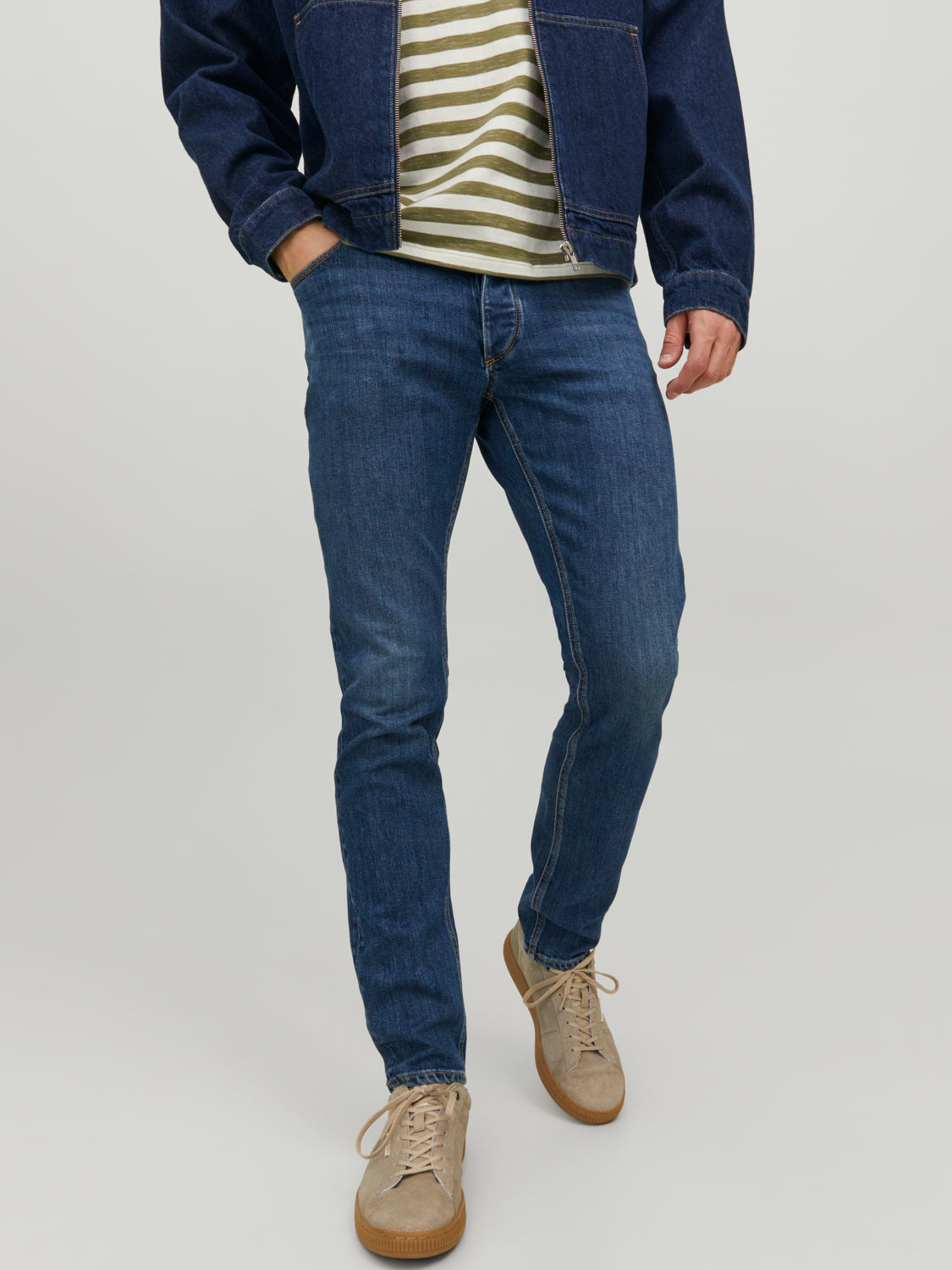 JJIGLENN Jeans - Blue Denim