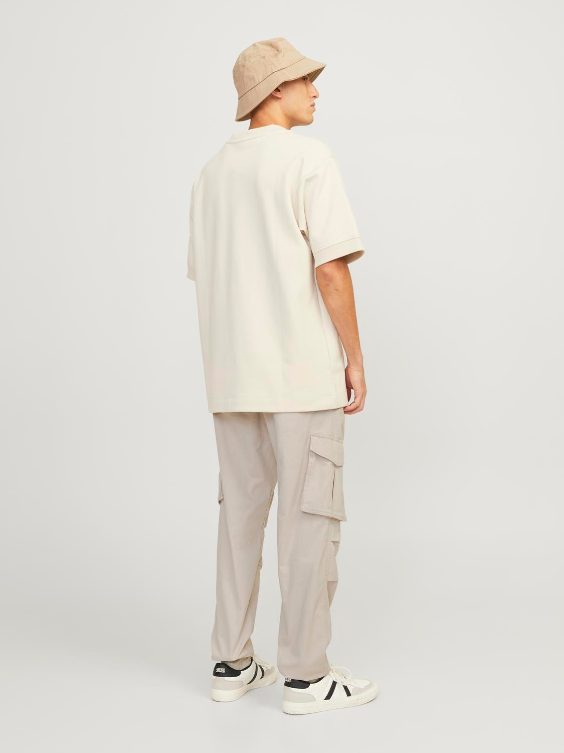 JPSTKANE Cargo Trousers - Silver Cloud