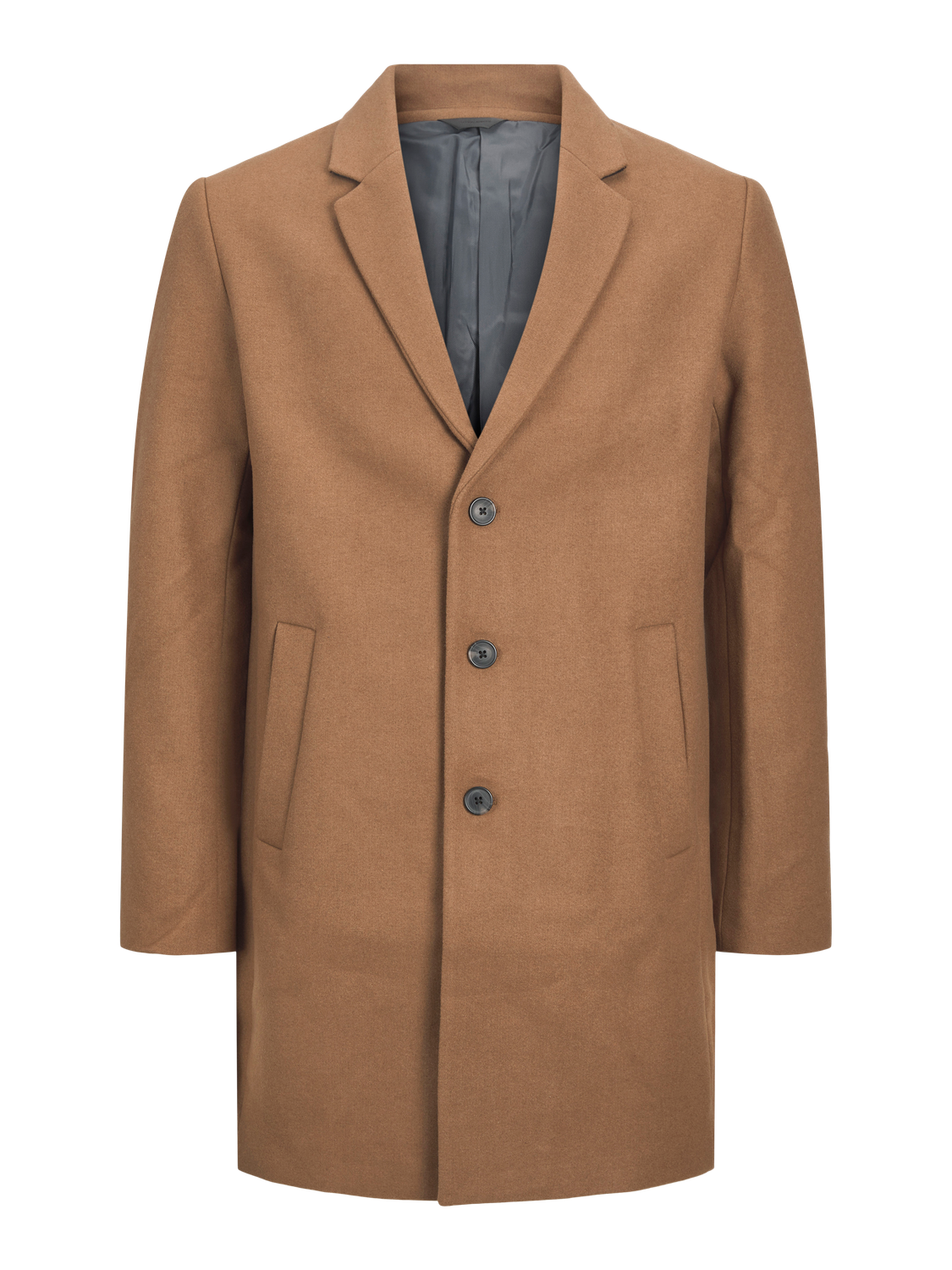 Jack jones high neck wool coat sales
