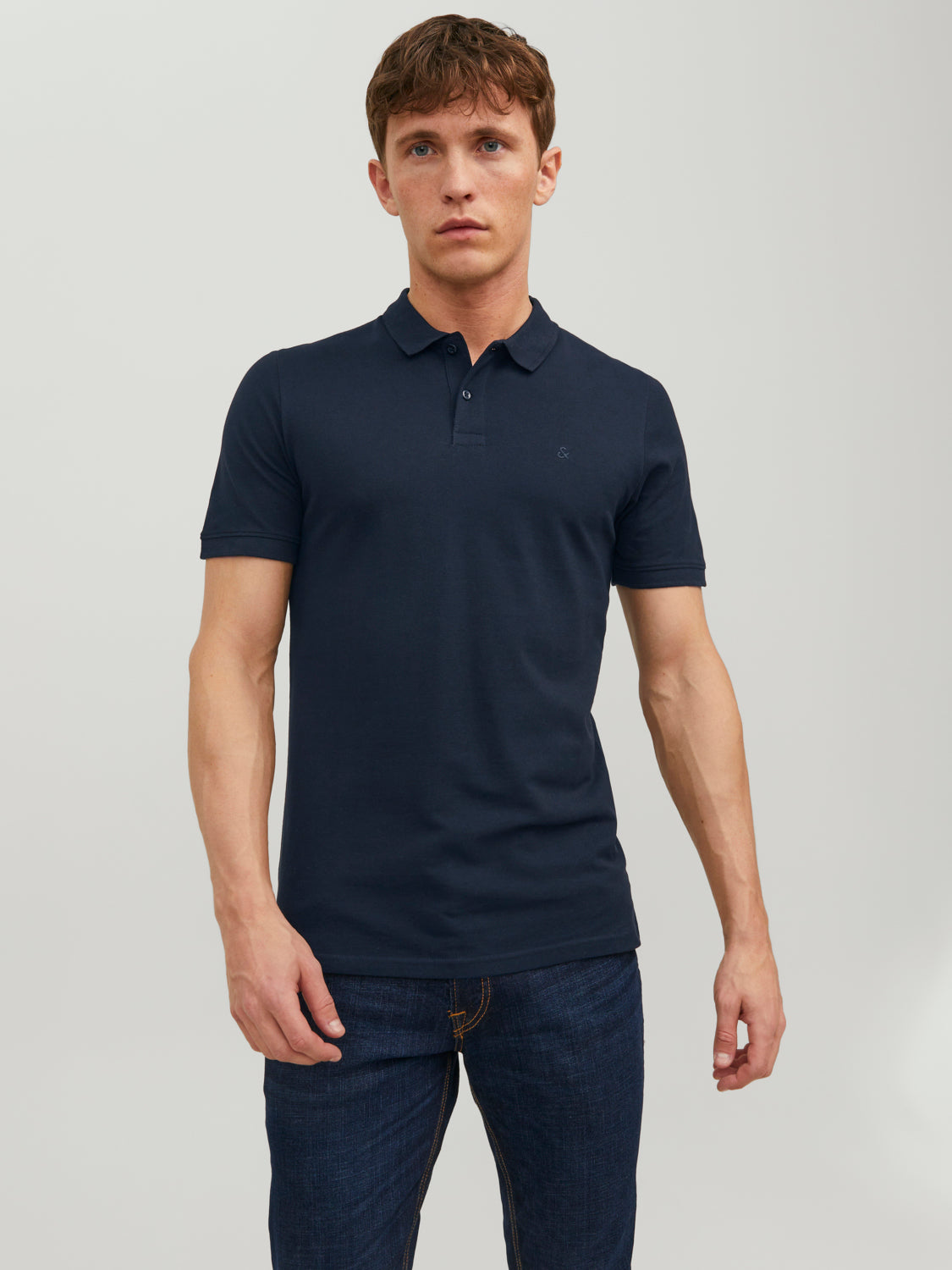 JJEBASIC Polo Shirt - Navy Blazer