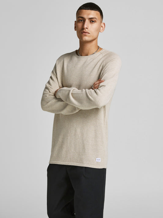 JJEHILL Pullover - Oatmeal