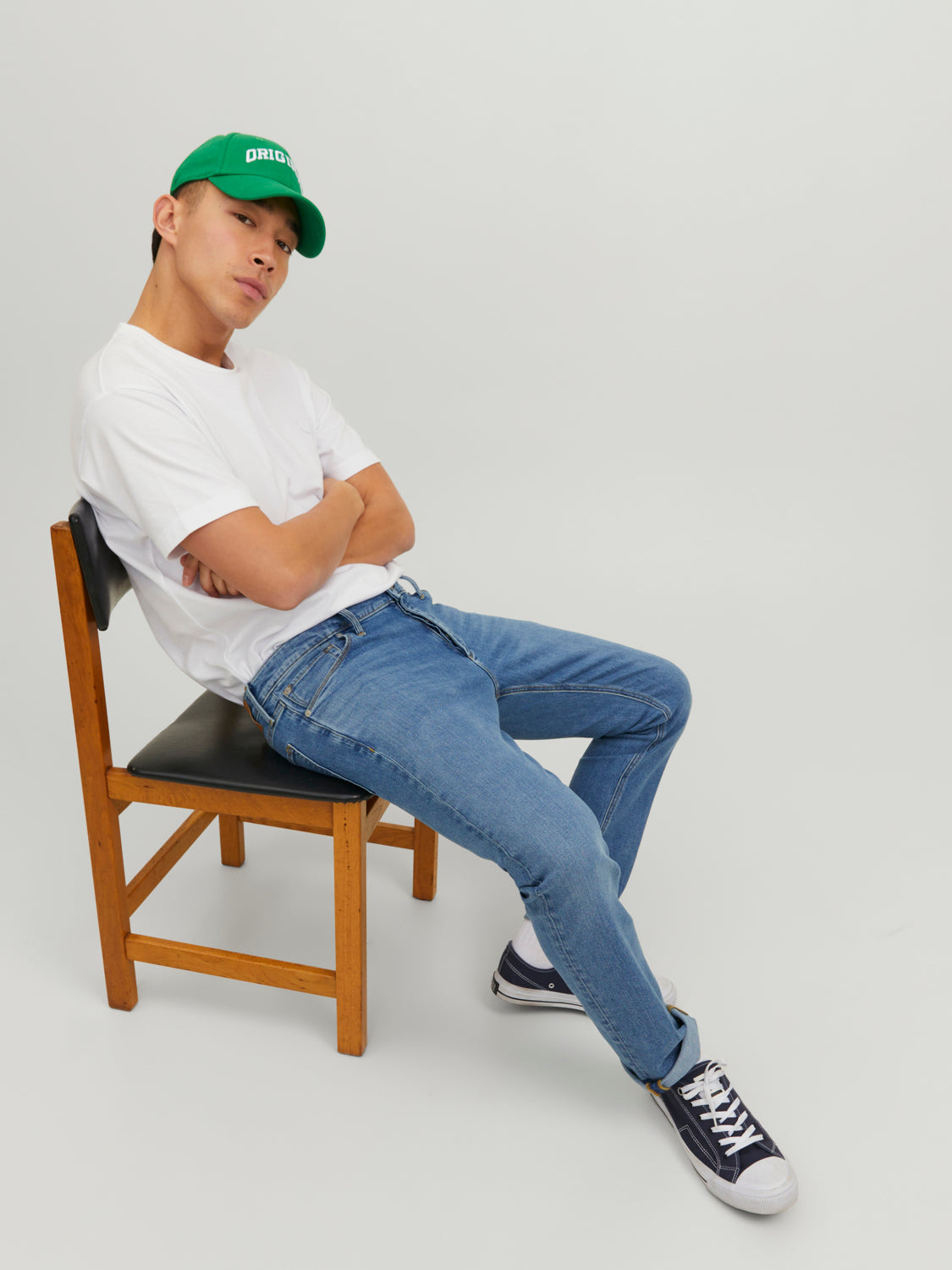 JJIGLENN Jeans - Blue Denim