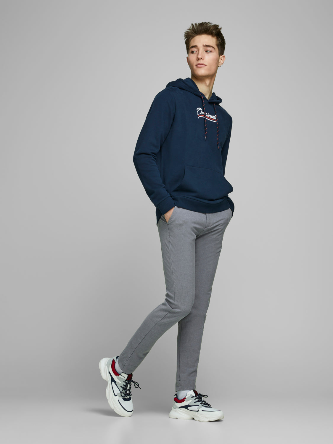 JJIMARCO Pants - Grey Melange