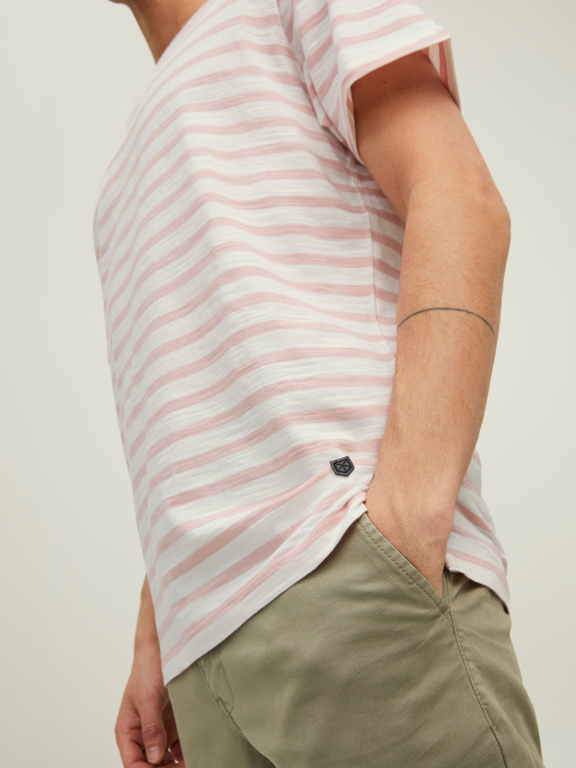JPRBLATROPIC T-Shirt - Silver Pink