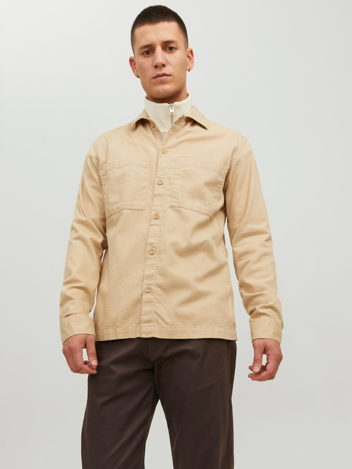 JPRPETE Shirts - Sand