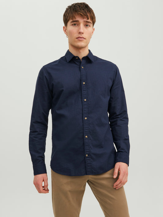 JJESUMMER Shirts - Navy Blazer