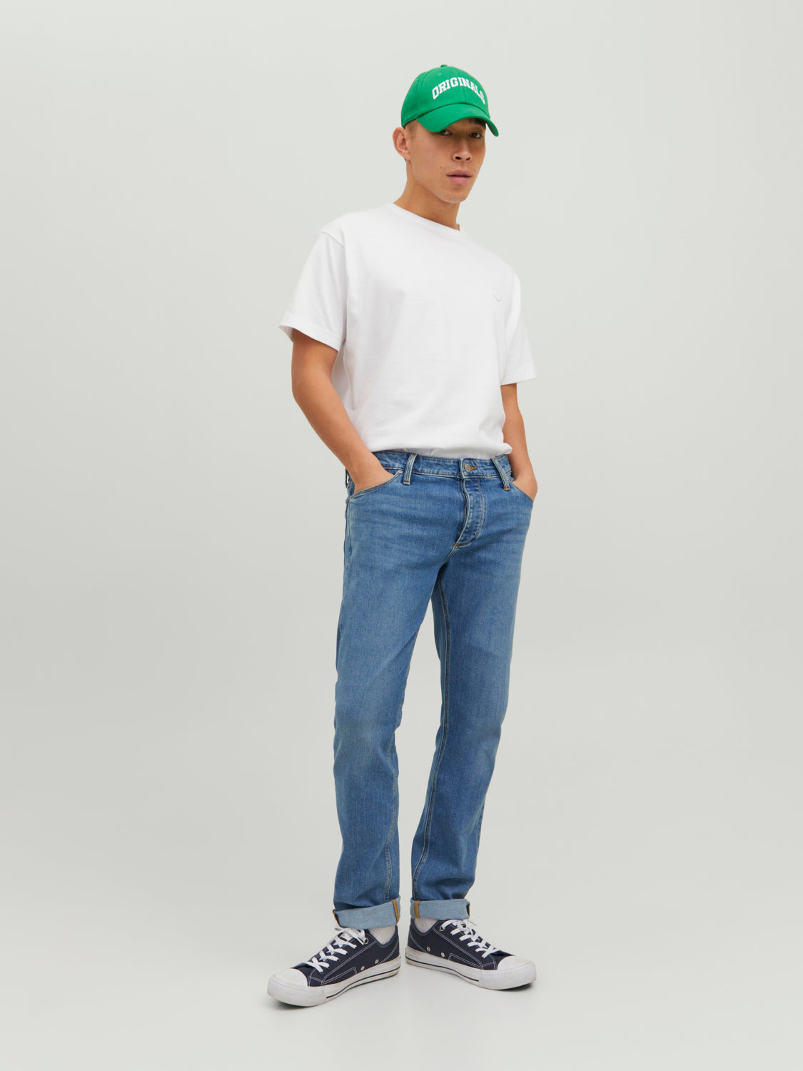 JJIGLENN Jeans - Blue Denim