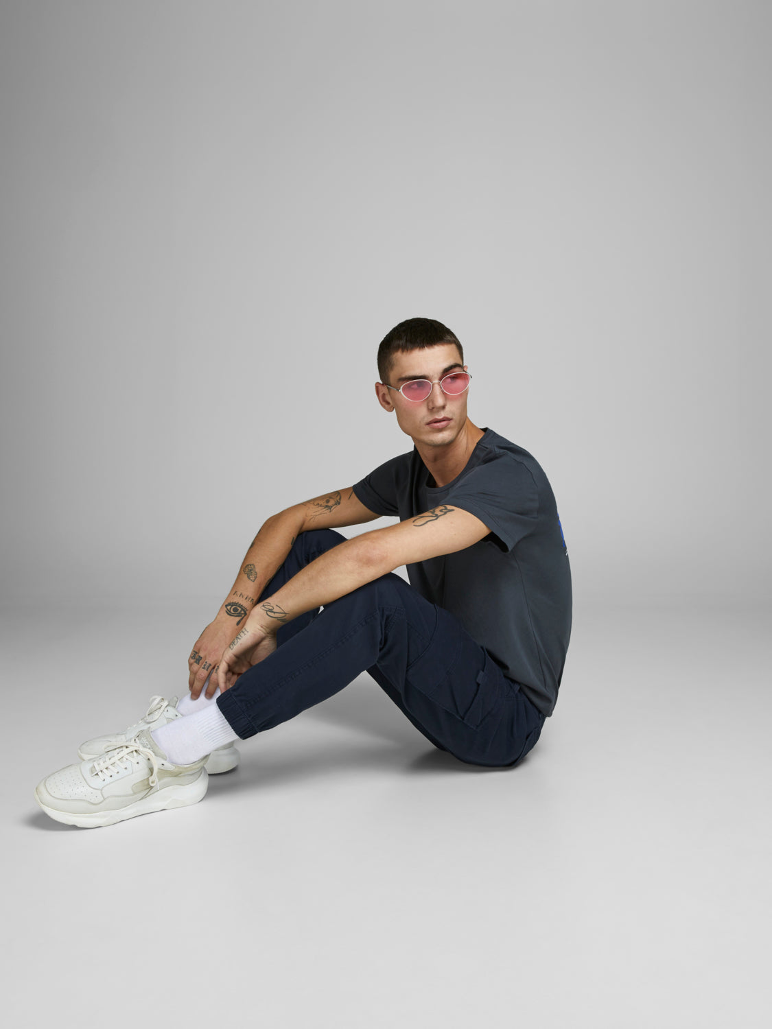 JJIPAUL Pants - Navy Blazer