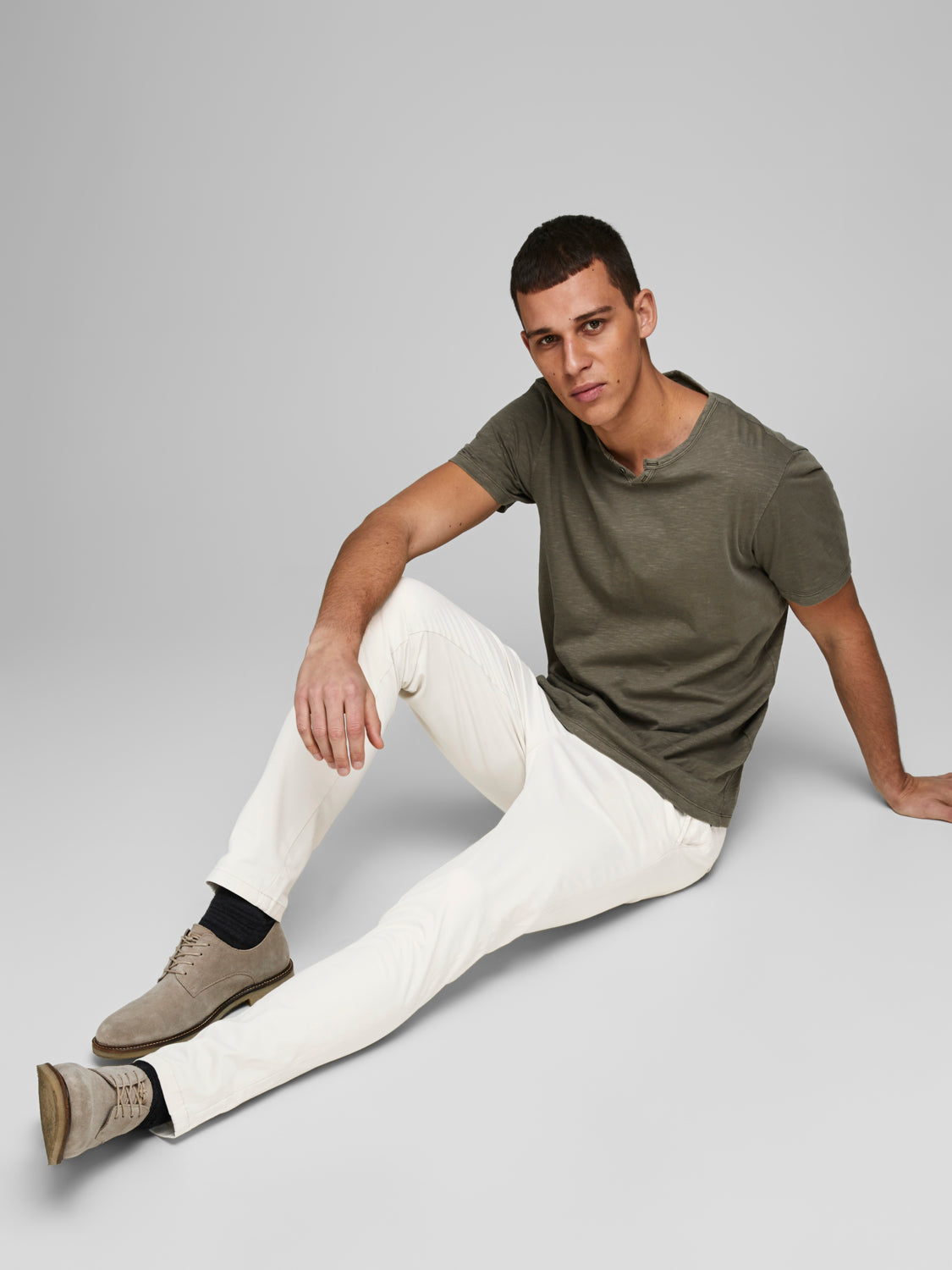 JJIMARCO Pants - Silver Birch