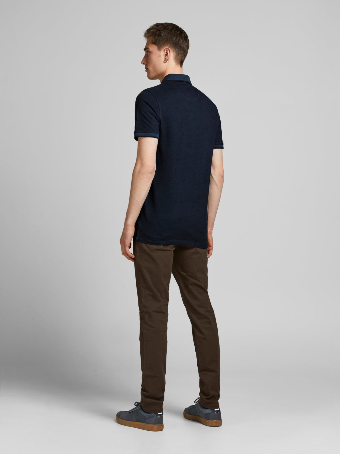 JJEPAULOS Polo Shirt - Dark Navy