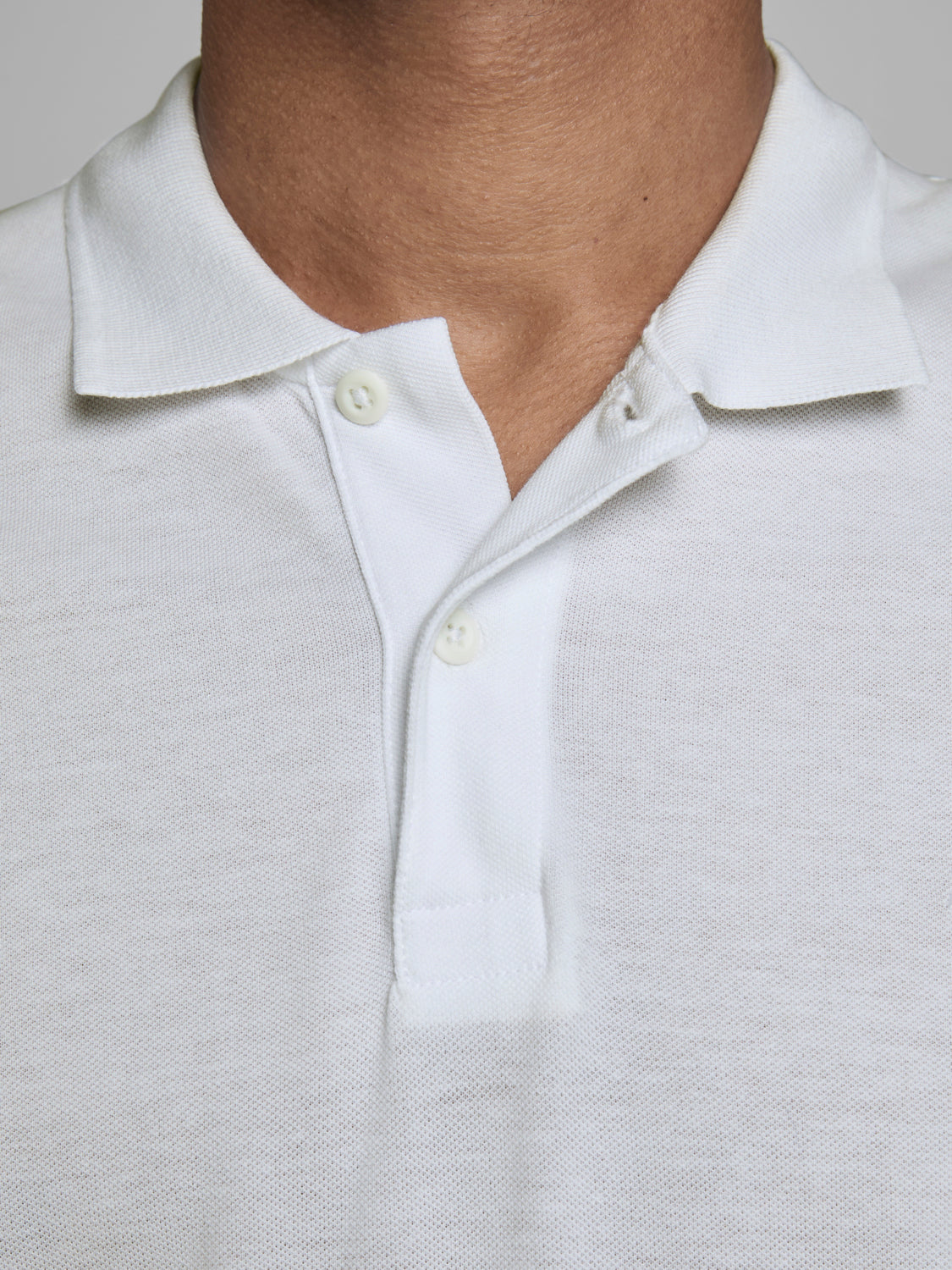 JJEBASIC Polo Shirt - White