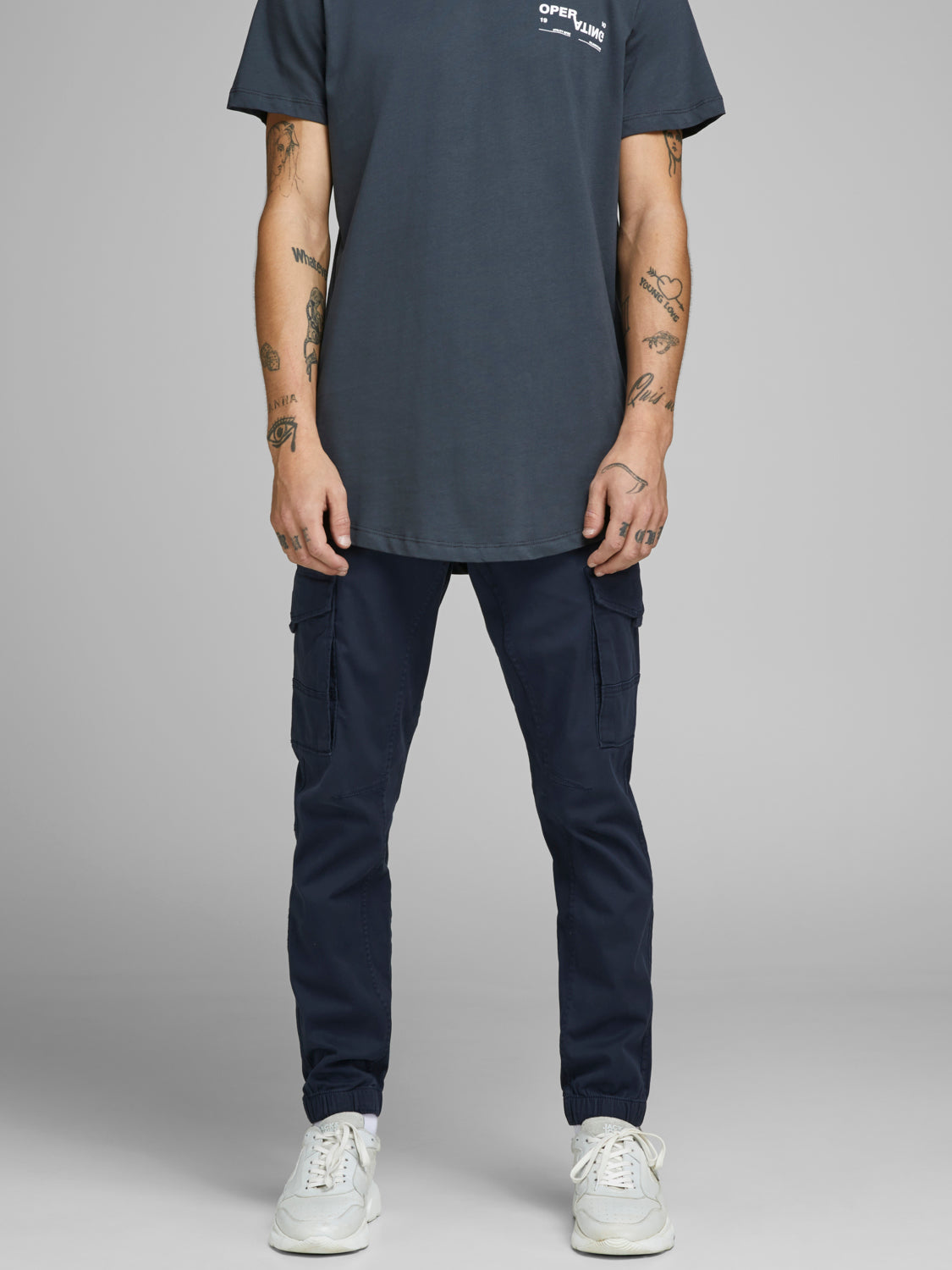 JJIPAUL Pants - Navy Blazer