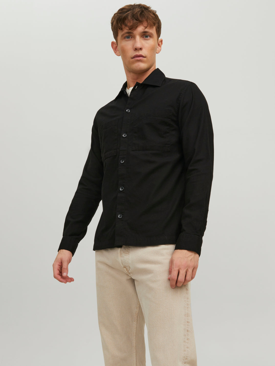 JPRPETE Shirts - Black