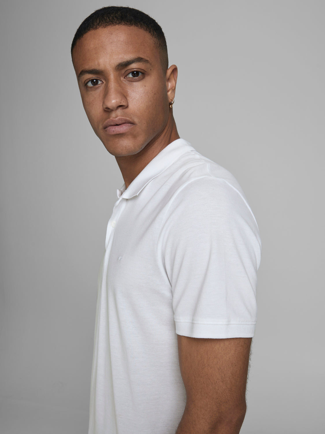 JJEBASIC Polo Shirt - White