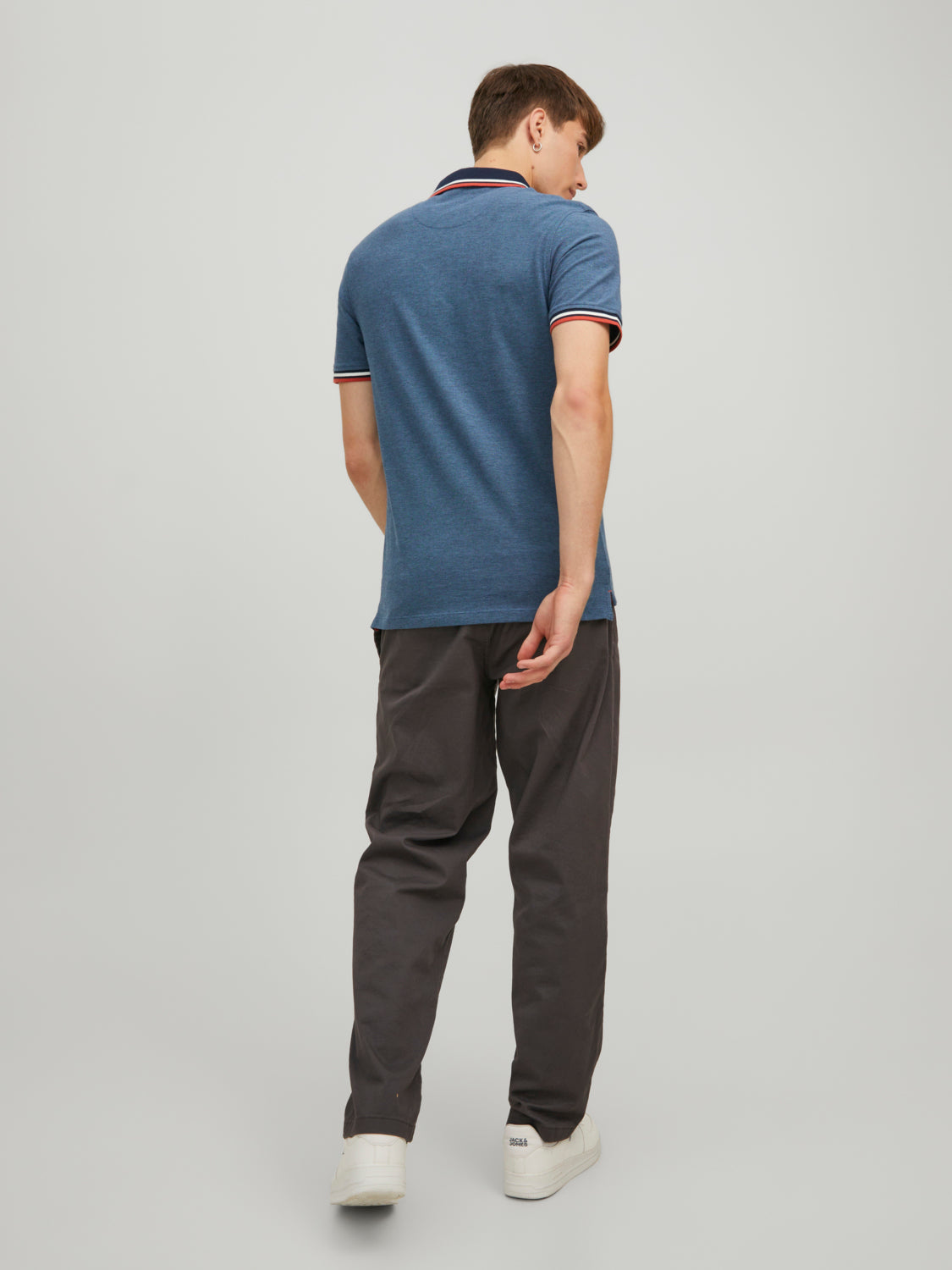 JJEPAULOS Polo Shirt - Denim Blue